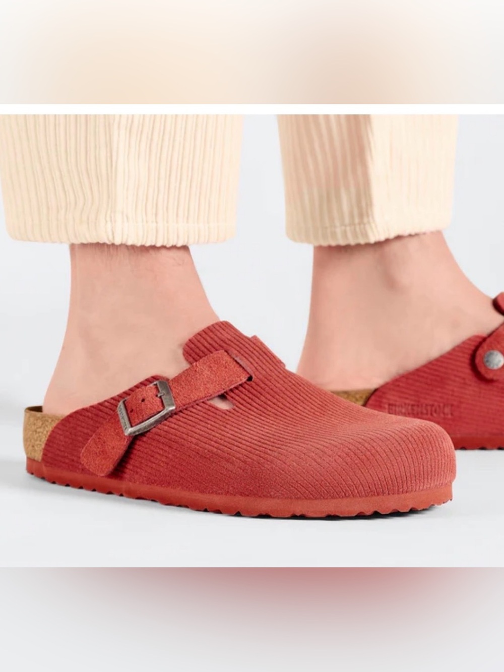 Birkenstock Boston Suede Leather Clogs Sz 39